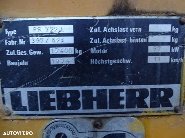 Lant buldozer Liebherr 722 litronic - 3