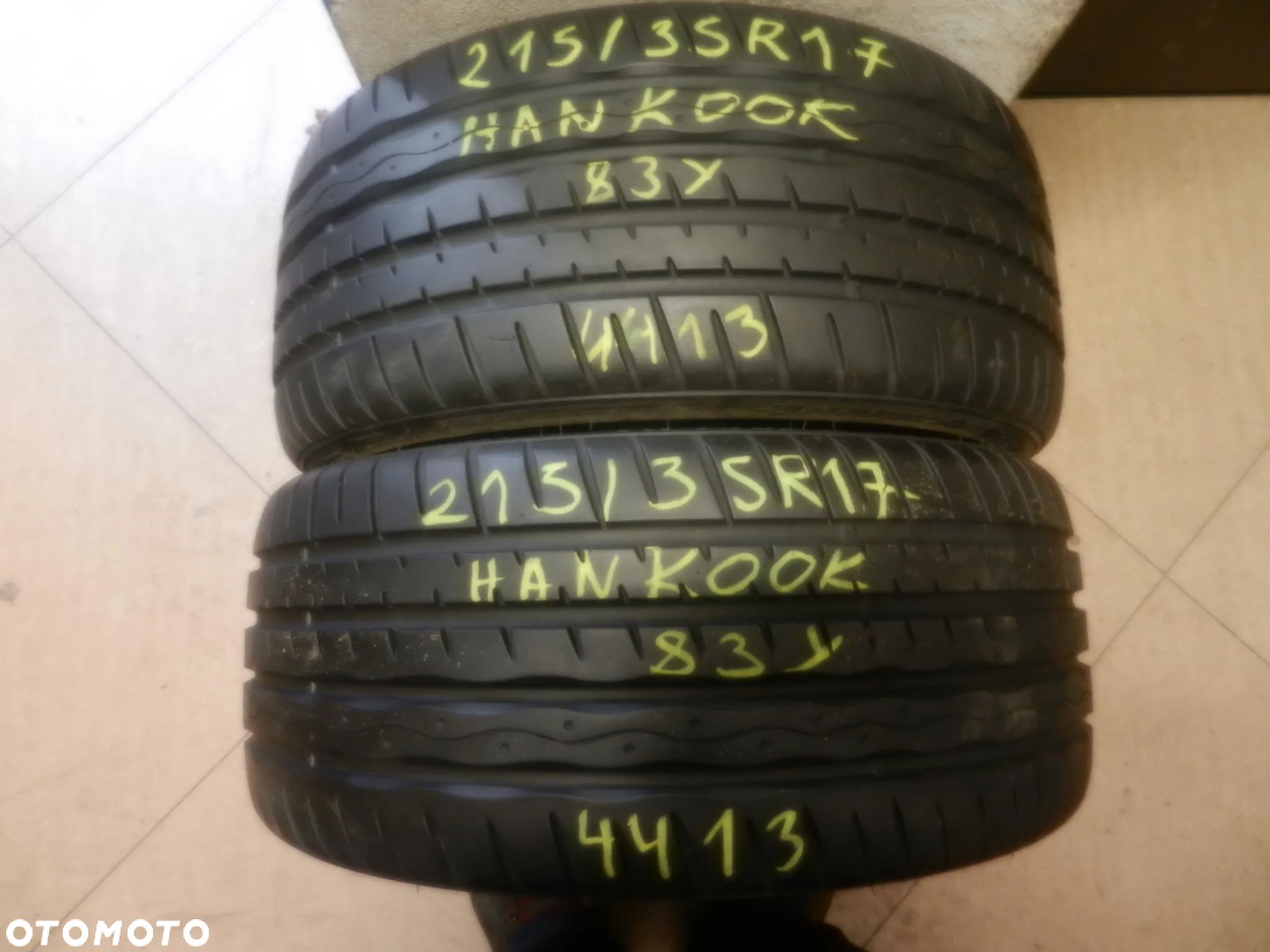 Opony 215/35r17 hankook ventus s1 evo 7,2mm lato para - 1