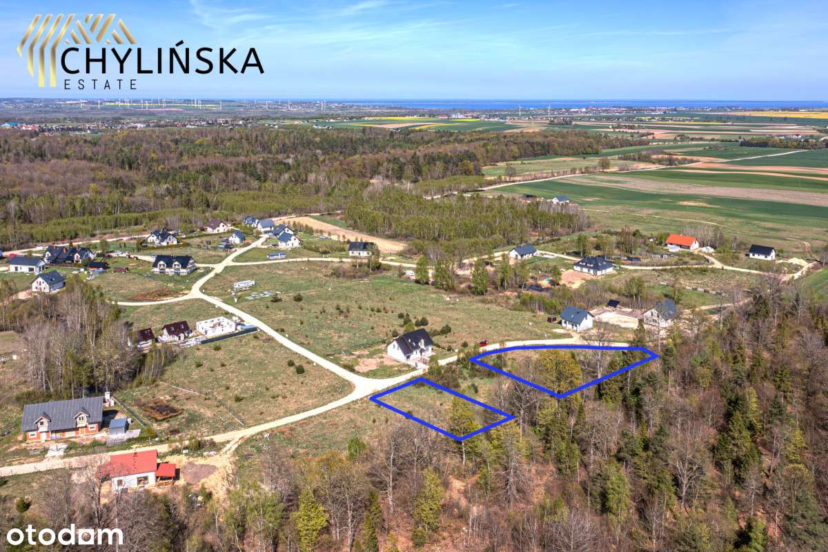 Słoneczna działka z linią lasu blisko Pucka - Pełny obrazek: 4/19