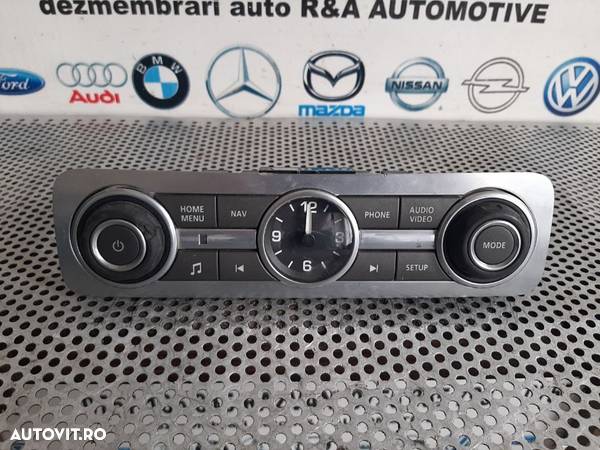 Panou Modul Comenzi Radio Cd Navi Ceas Potentiometru Range Rover Sport An 2011-2013 - 1