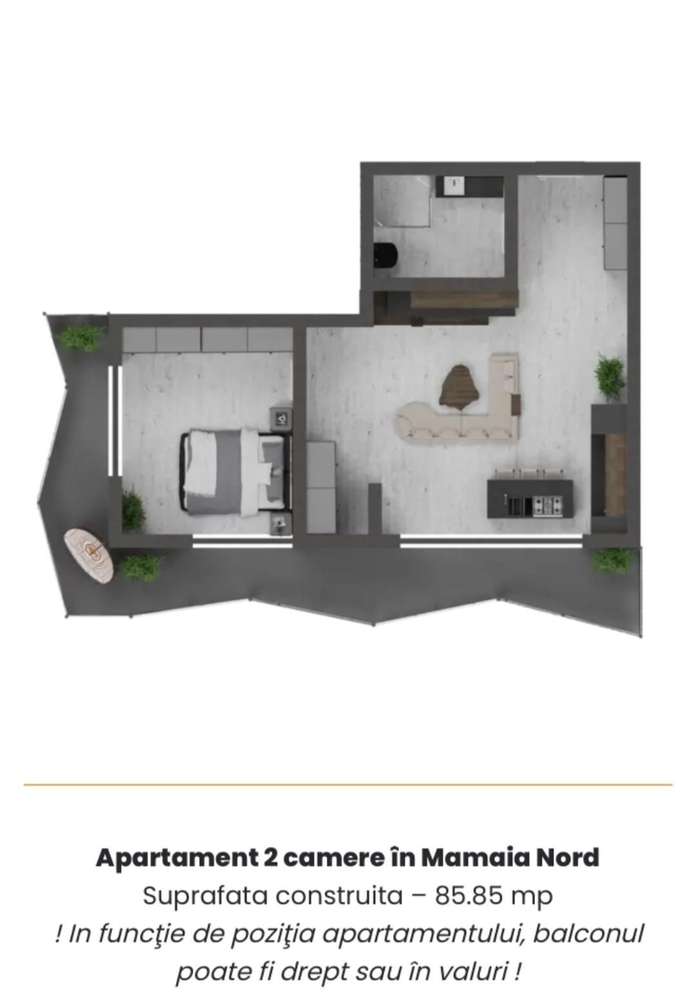 Studio Mamaia Nord - O.B.A Tower- Termen predare Iunie 2026-3