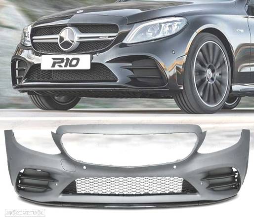 PARA-CHOQUES FRONTAL PARA MERCEDES CLASE C W205 18- LOOK AMG - 1