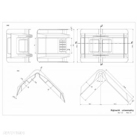 Coltar chinga 178mm x 132mm, negru - 9