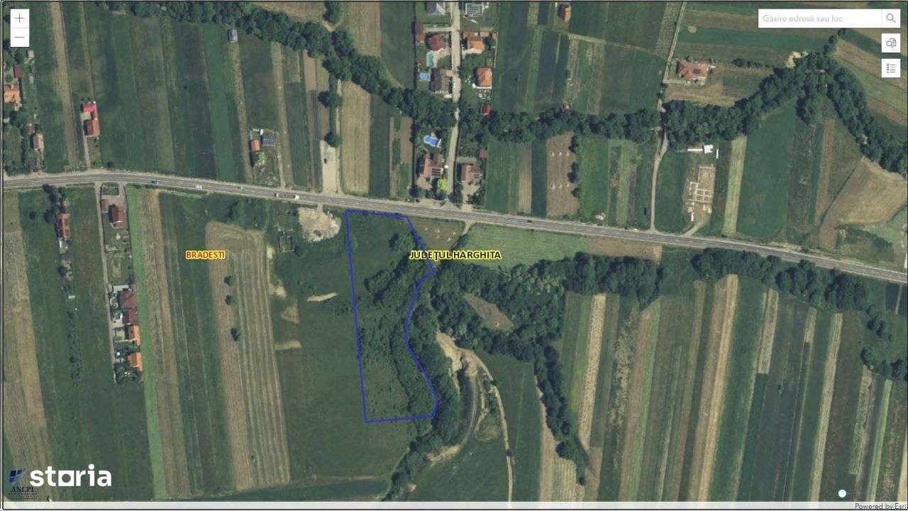 Teren intravilan în Brădești, jud. Harghita-1
