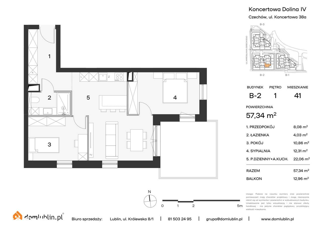 Osiedle Koncertowa Dolina | mieszkanie 3-pok. | 41 - Pełny obrazek: 2/9