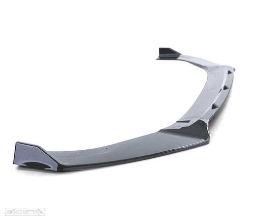 SPOILER LIP FRONTAL PARA VOLKSWAGEN VW GOLF MK7 GTI 12-20 PRETO BRILHANTE - 3