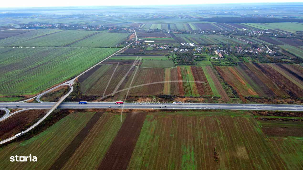 Teren intravilan curti-constructii, industrial, Autostrada A1 - km 62-18