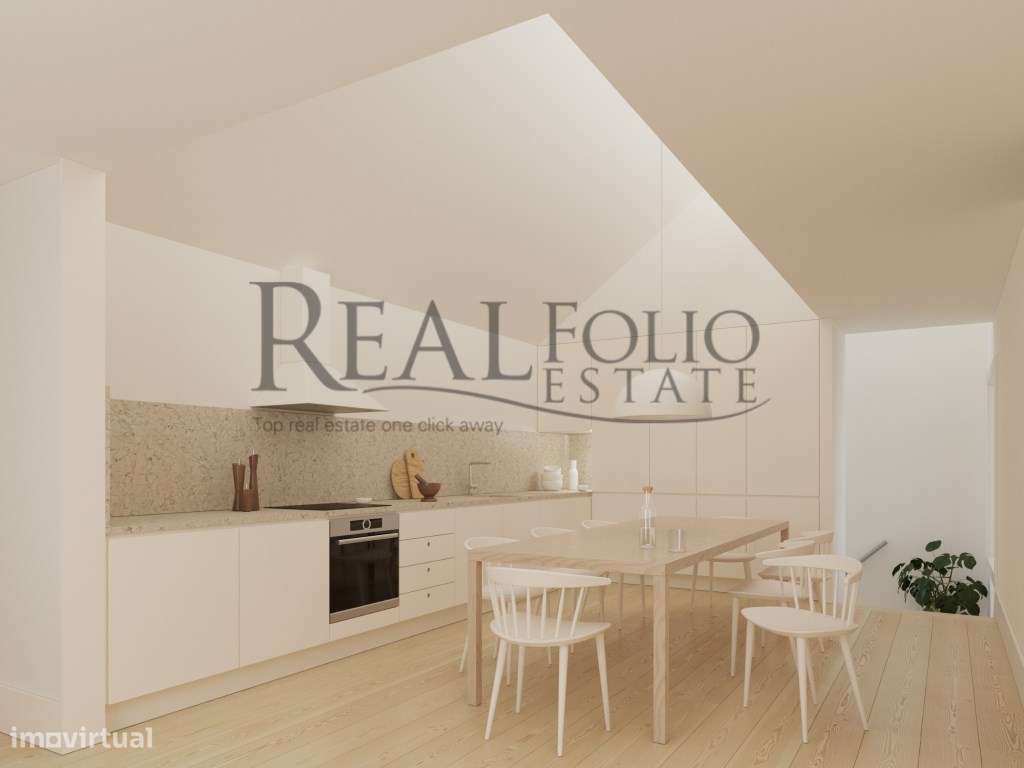 Penthouse T3 duplex com terraço e vistas sobre Lisboa - Grande imagem: 4/40