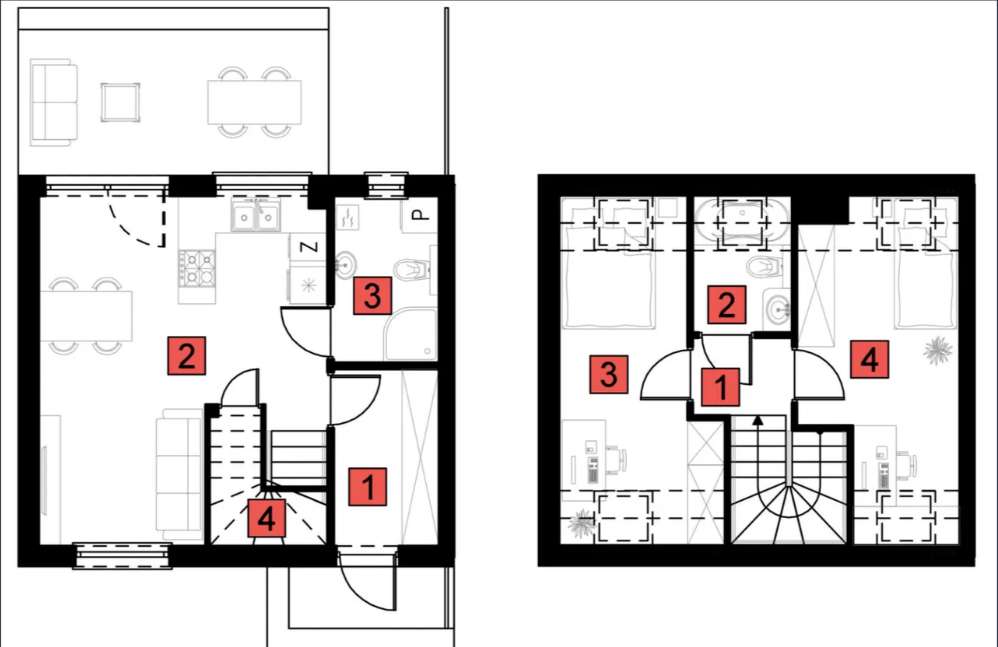 Nowoczesny DOM w cenie mieszkania | 3 pokoje | "Maluch" |BRODNICA-12