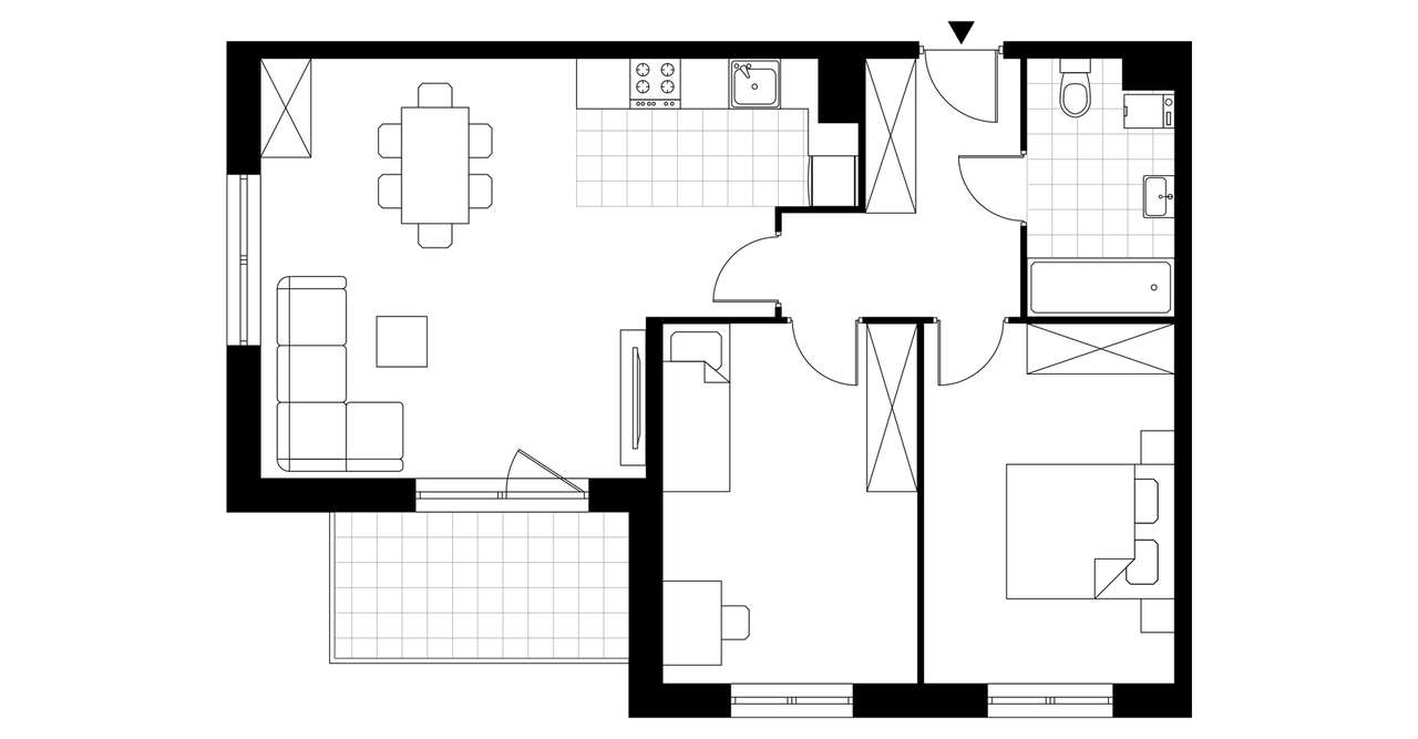 3-pokojowe mieszkanie 66m2 + balkon Bez Prowizji - Pełny obrazek: 3/8