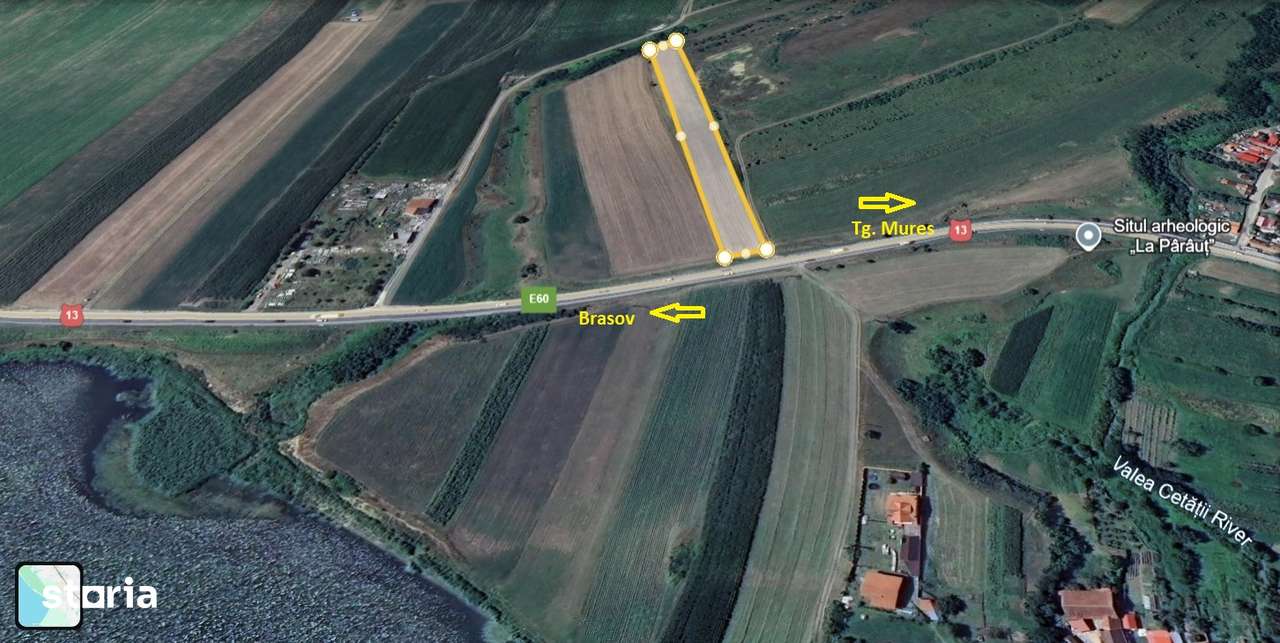 Teren agricol de 6000mp cu acces asfaltat, lângă lac, Feldioara - Imagine principală: 4/9