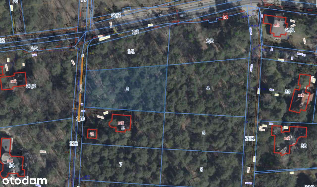 Działka 1784m2 - Konstancin Jeziorna - Budowlana - Strefa A - MPZP-1