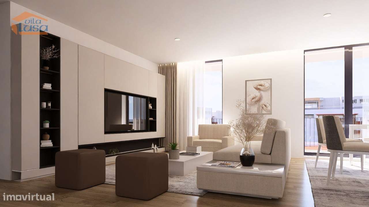 T1+1 Portimão Novo com varanda de 17 m2 e garagem - Grande imagem: 4/19