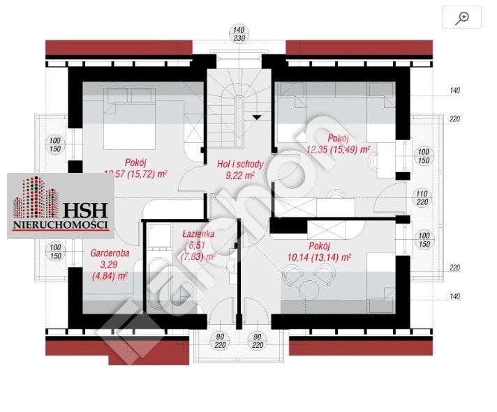 Dom wolnostojący 5 pokoi Trojanowice gmina Zielon-18