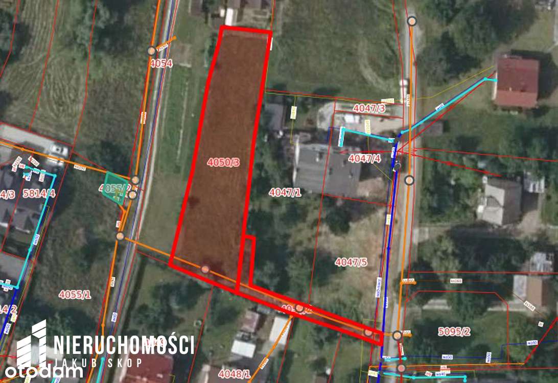 Działka budowlana w cichej okolicy, blisko centrum Skawiny-3