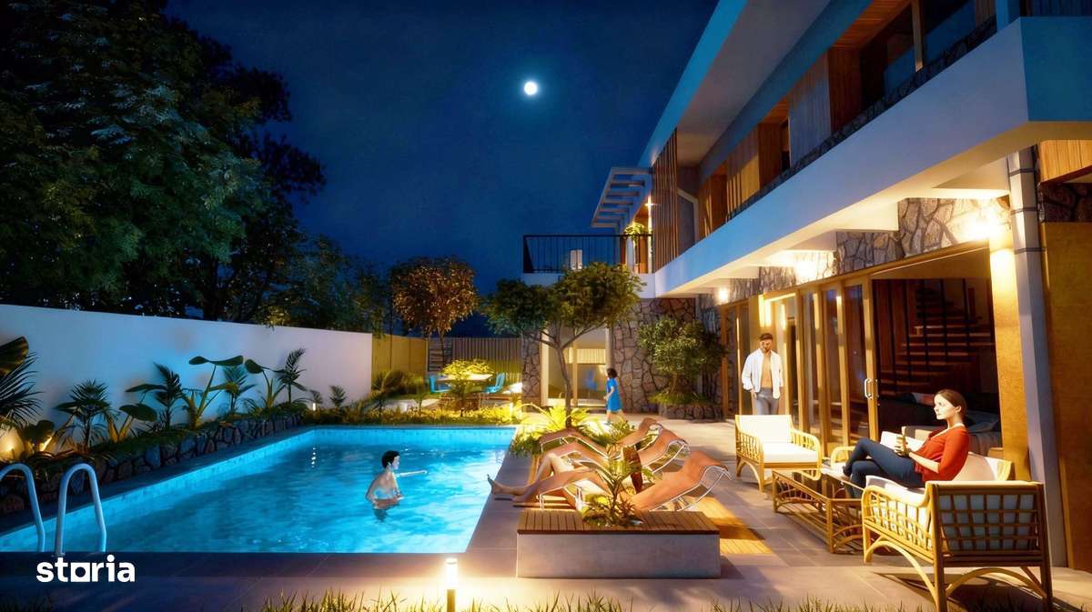 Vila Exclusiva cu PIscina si Gradina.Ansamblu Premium Certificat NZEB - Imagine principală: 3/7