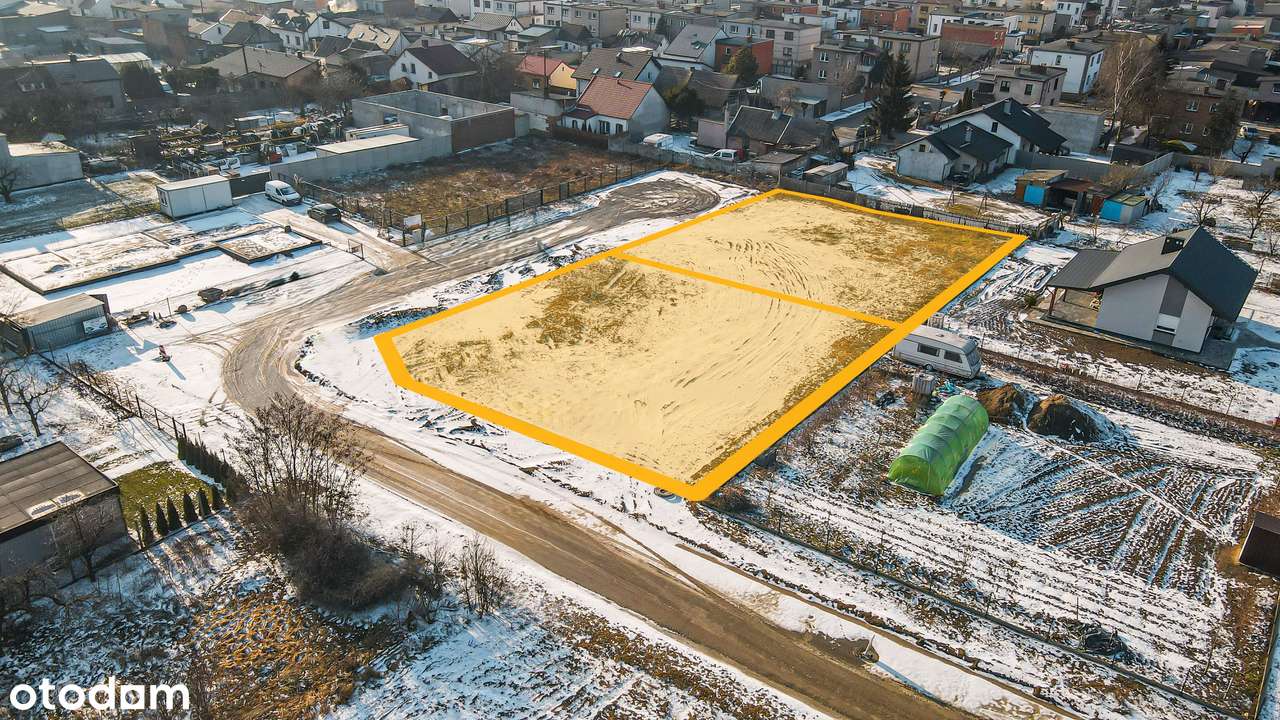 Pyzdry | Działki budowlane  812 m² i 858 m² | Pełne Media | MPZP |-9