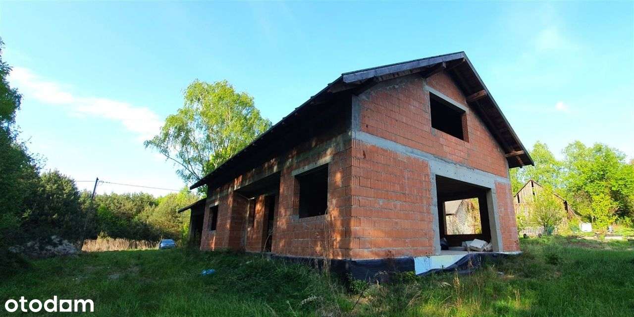 Nowy Dom na Jurze pod lasem w Biskupicach Okazja !-4