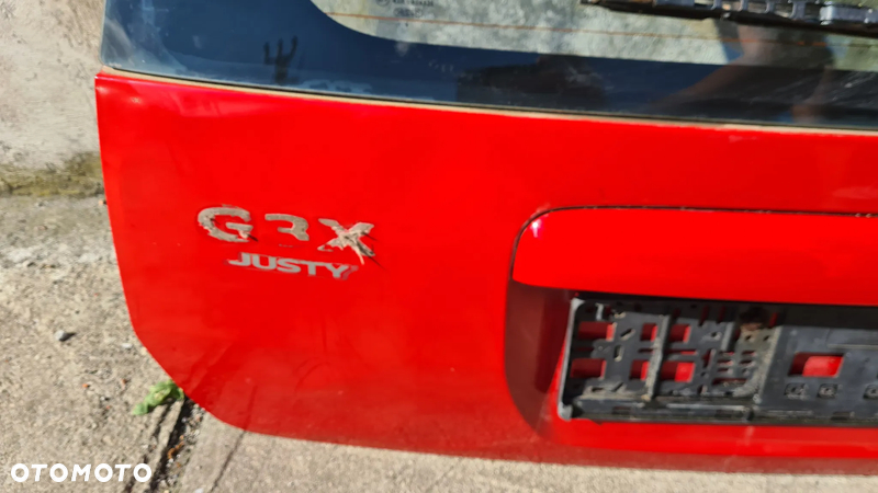 Suzuki Ignis MH Subaru G3X JUSTY klapa pokrywa bagażnika ZR8 czerwony - 9