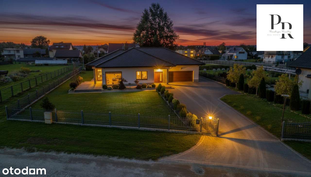 Nowoczesny dom parterowy z sauną i dużą działką Jankowice k. Pszczyny-0