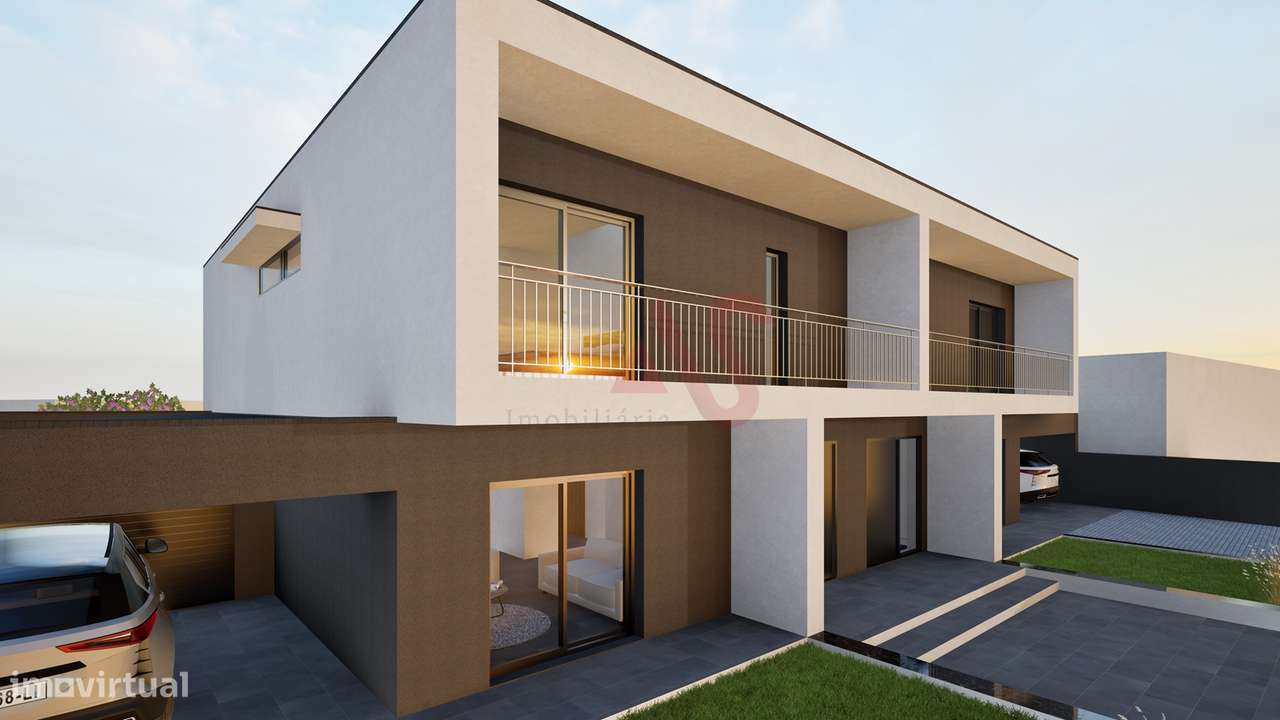 Moradia Geminada T3 de Luxo, com 1 Suite, Garagem fechada, cozinha mob - Grande imagem: 5/17