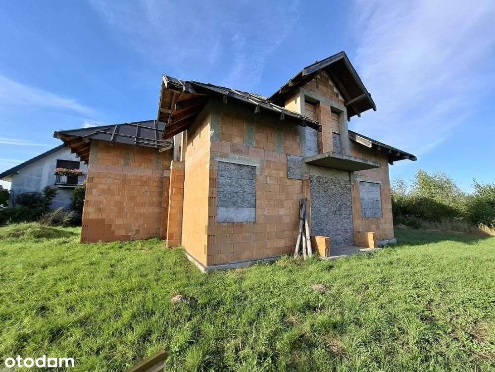 Kaźmierz ul. Borowikowa - dom w stanie surowym otwartym-0