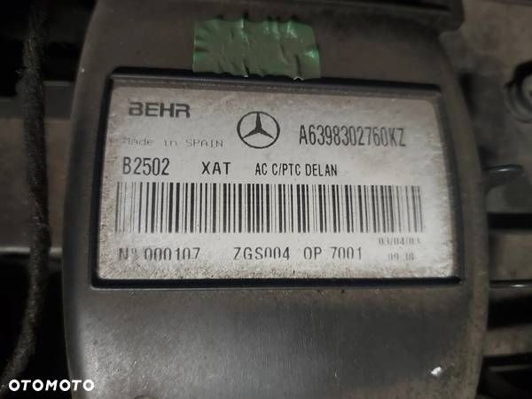 Nagrzewnica klimatyzacja Mercedes Vito W639 '00r A6398302760KZ - 8