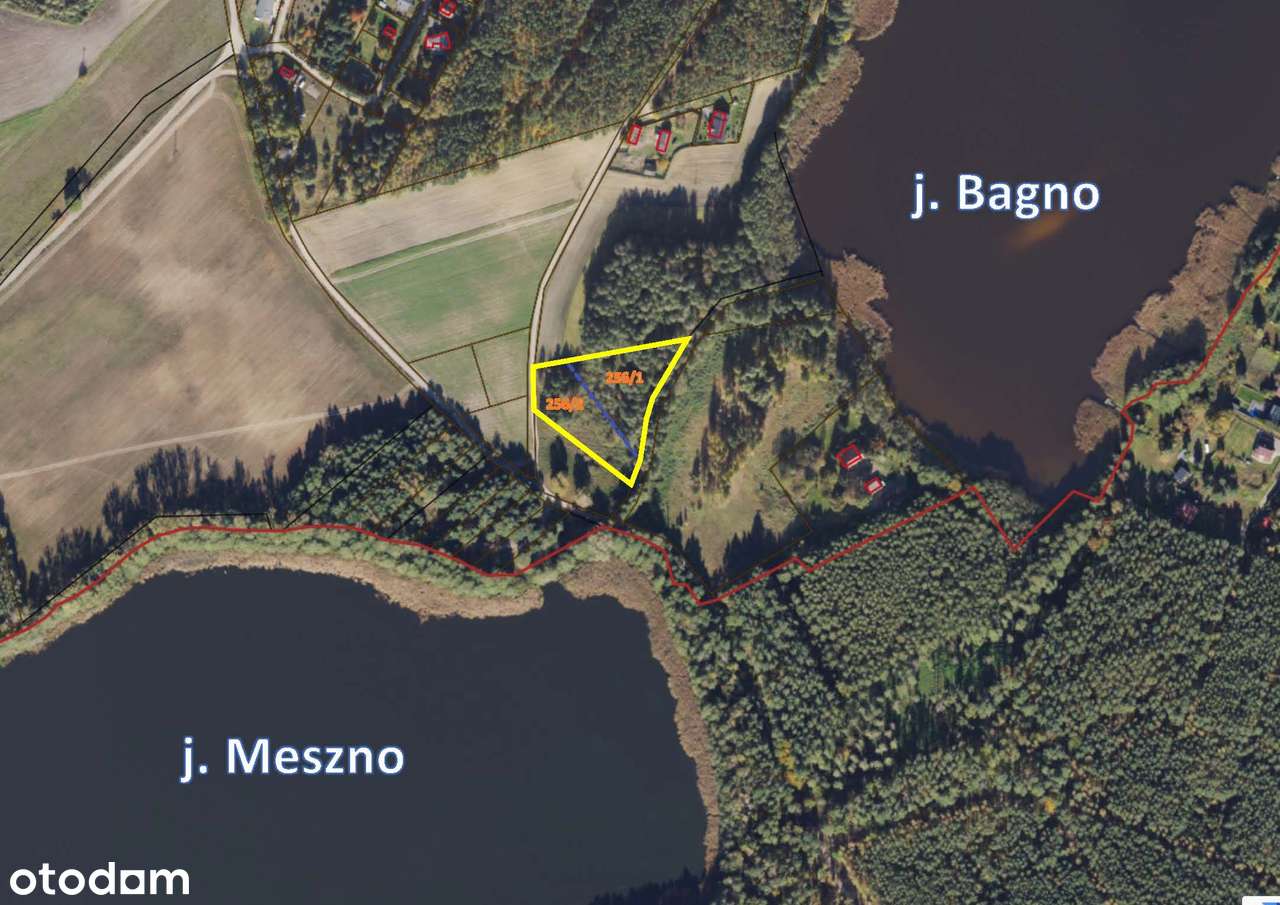 OKAZJA!!!! Duża działka KORNELIN gmina Szubin 2 Jeziora, las, cisza-0