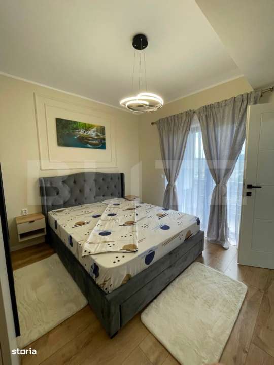 Apartament 40 mp | 2 camere ultrafinisat | complet mobilat | balcon si-6