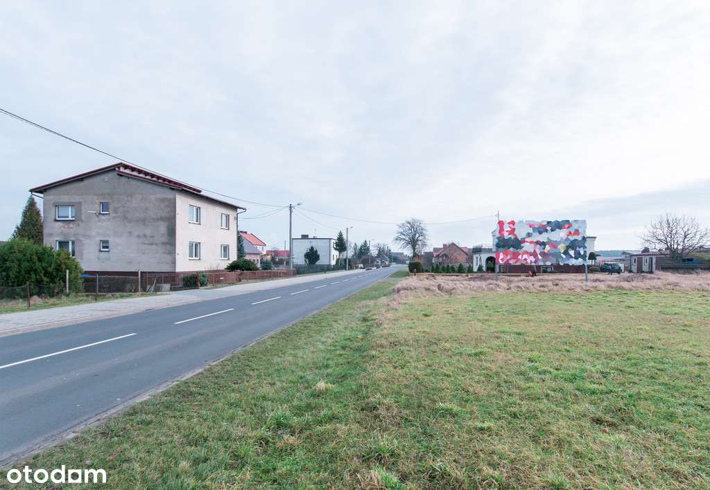 Grunt inwestycyjny przy głównej drodze Jezierzyce-1