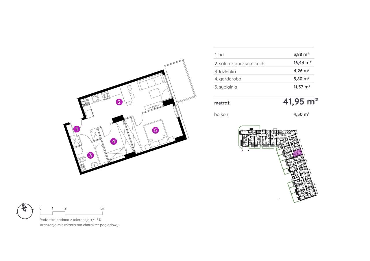 2 pok 42m2 z GARDEROBĄ! Wysoki parter - jak 1. piętro | Negocjuj-6