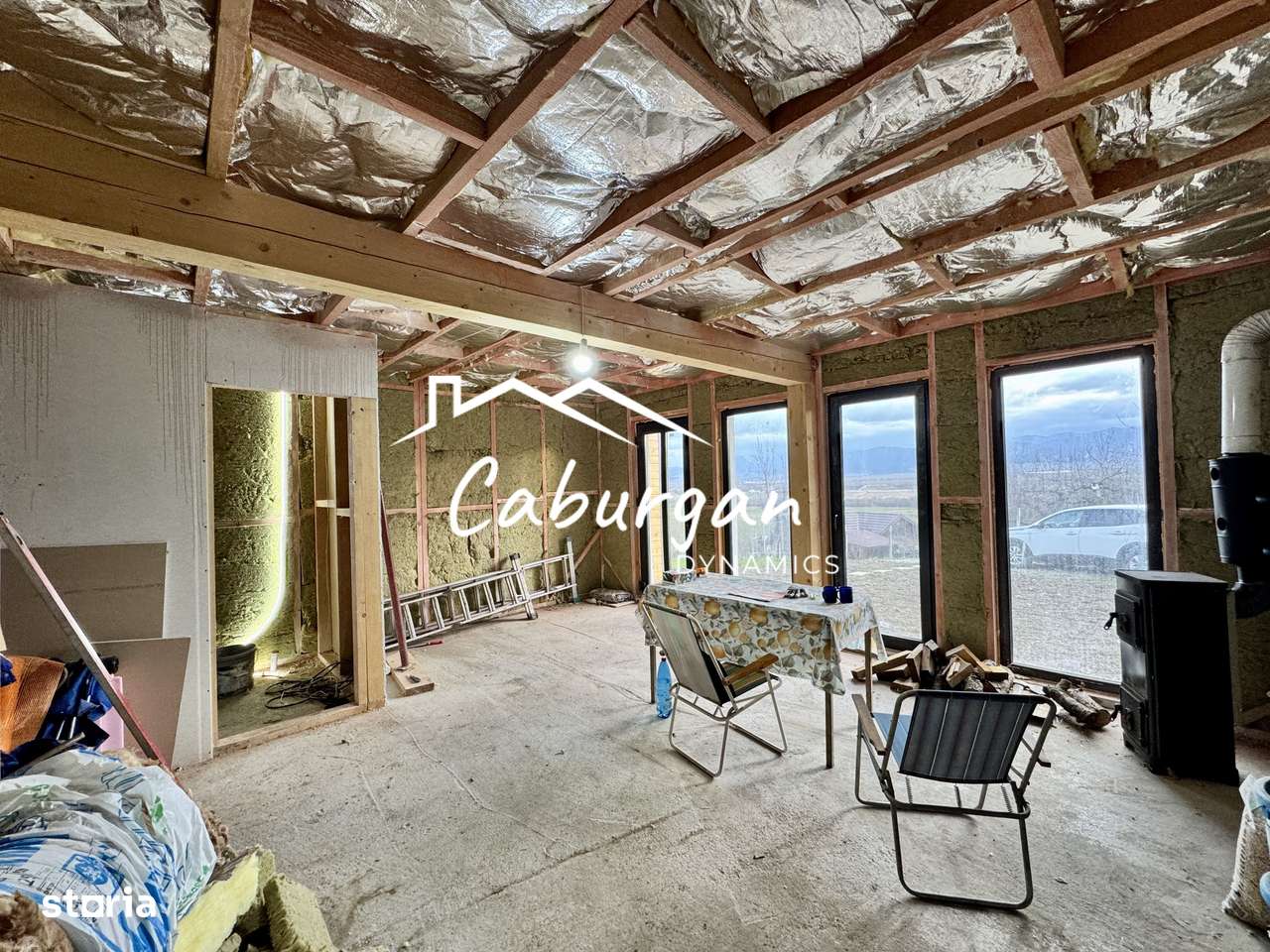 Cabana cu 3 camere, 600mp teren, izolatie cu vata minerala, Cristian-2