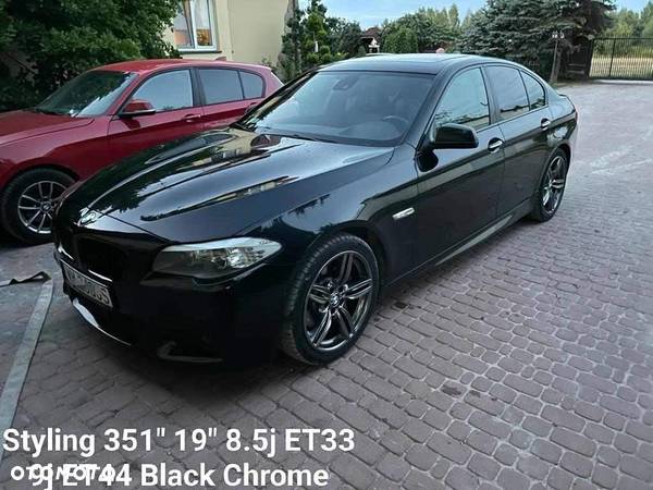 4x 8.5j IS33 oryginalne alufelgi 19 BMW 5x120 Styling 351 F10 xDrive Z4 E46 X1 X3 F25 X5 E90 GT F30 F32 E60 xD M Pakiet Performance grafit Black Chrome oryginał felgi jak 326 ET33 - 21