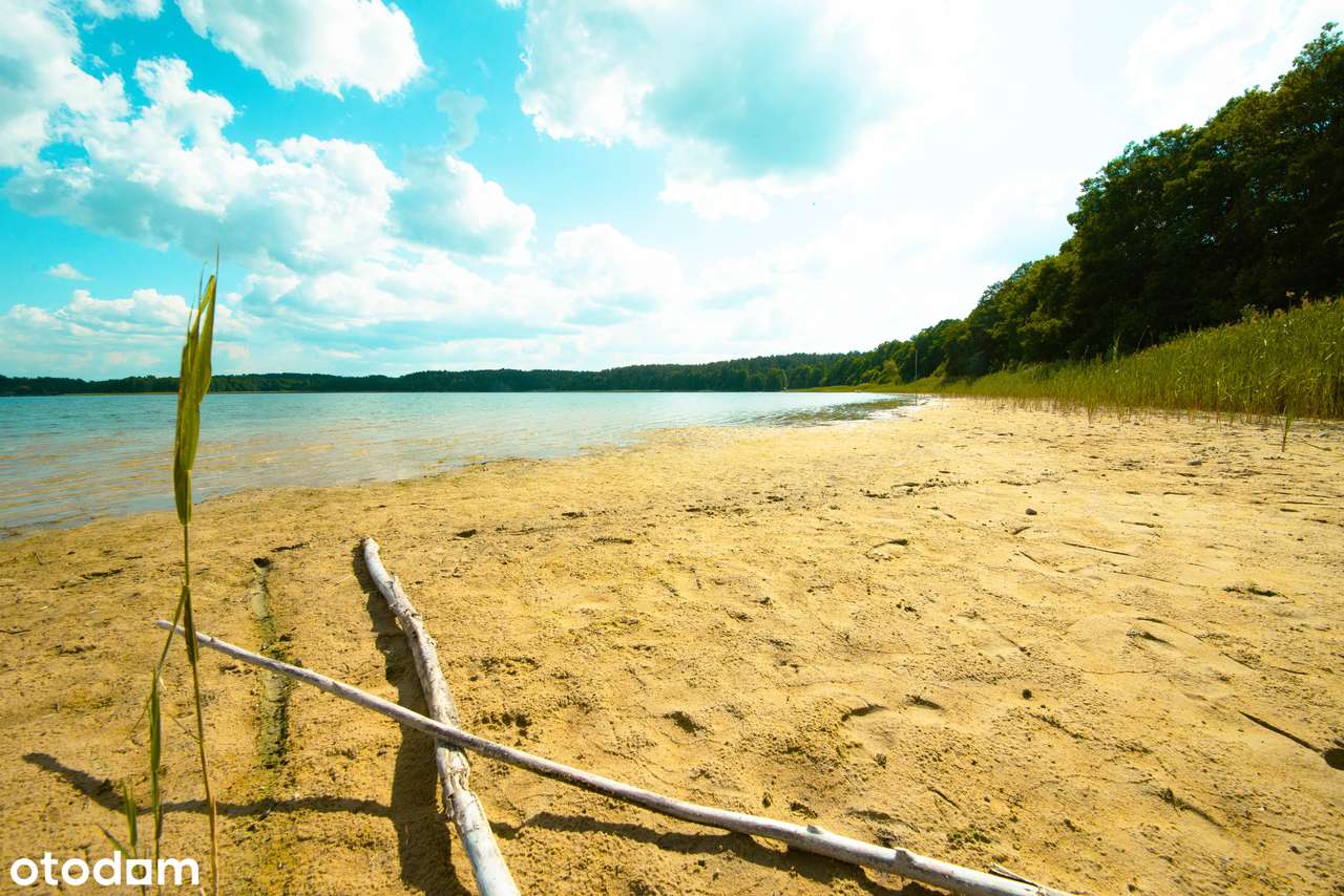 Działka budowlana 10ar JEZIORO Świętajno, 250m do plaży-5