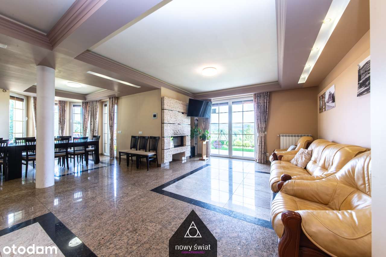 Willa z basenen i SPA nad Jez. Mucharskim 550 m²|gotowiec inwestycyjny-9