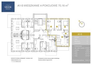 Mieszkanie z pięknym WIDOKIEM - 70m2 - 4 pokoje