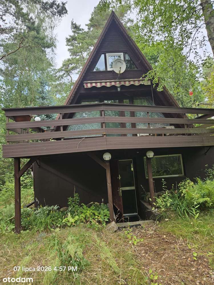 Domek letniskowy w lesie