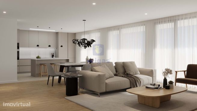 Apartamento T3 Novo em Leiria, Parceiros, com garagem dupla box fechad-3