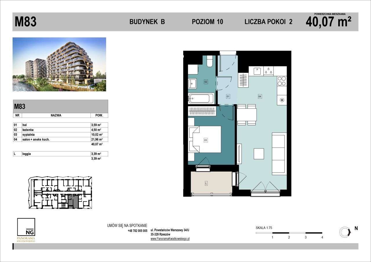2 pokoje | Panorama Kwiatkowskiego | NIE PRZEGAP - Pełny obrazek: 2/7