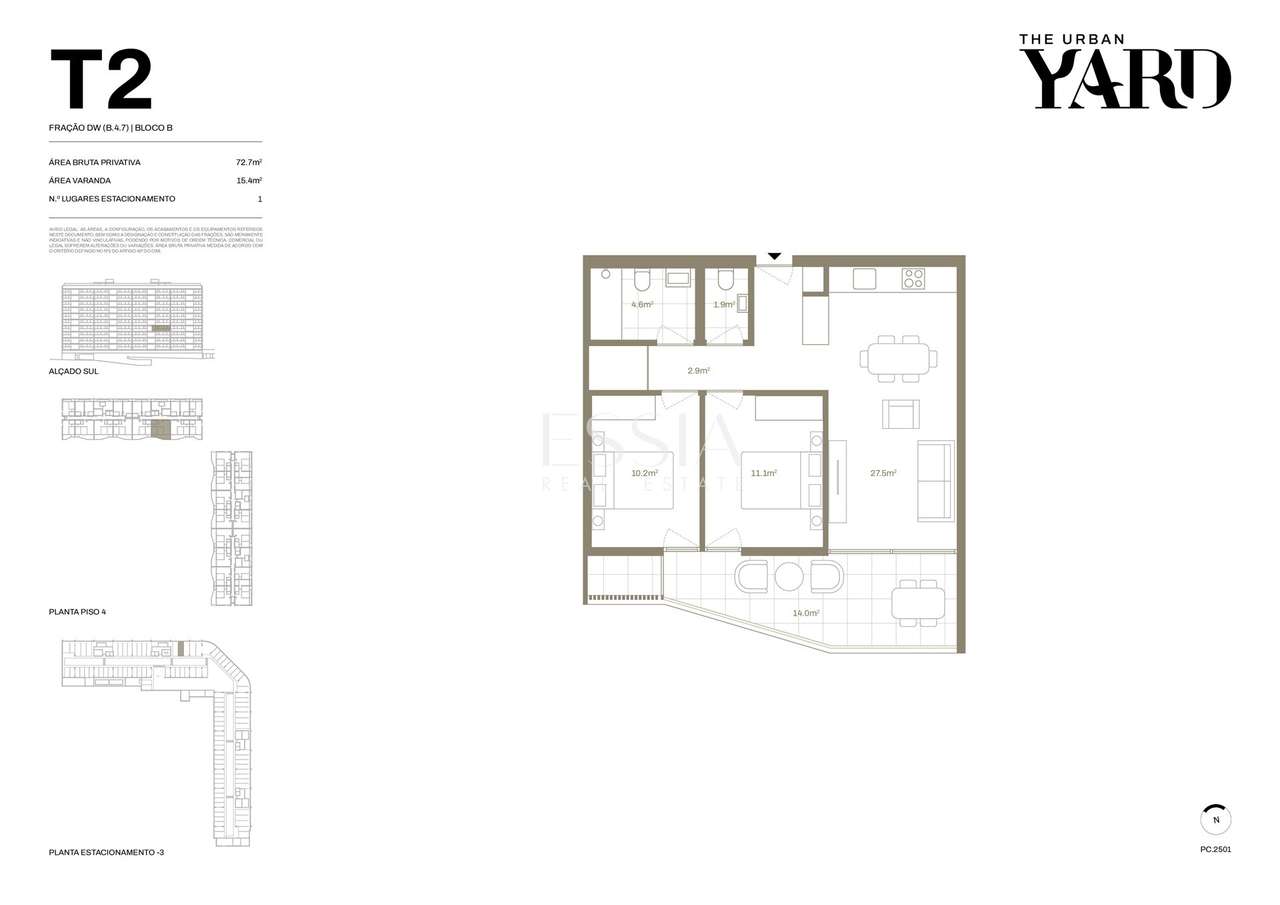 Apartamento T2 com Varanda nos Jardins da Arrábida-6