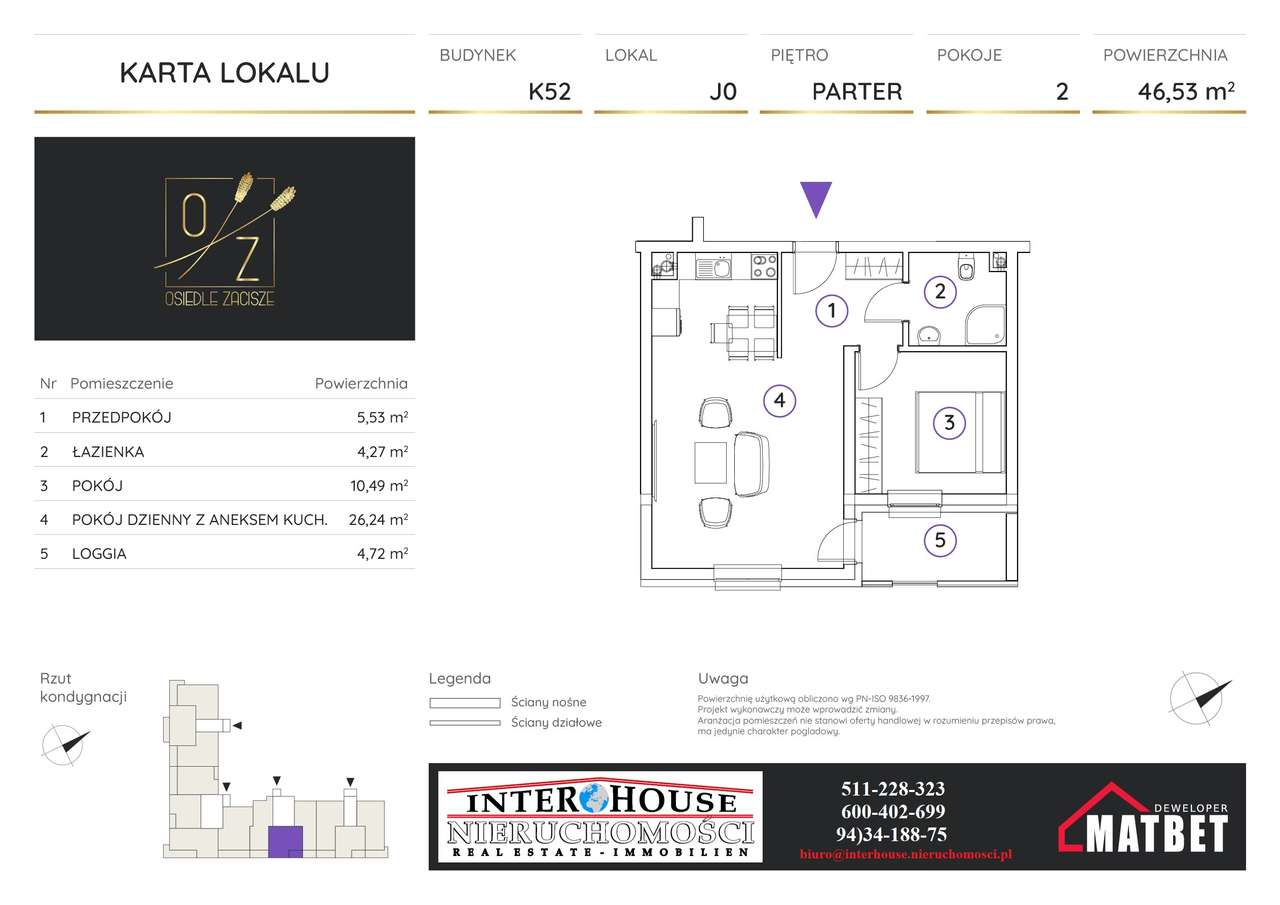 Nowe GOTOWE deweloperskie 2pok z aneksem, loggią, J0 - Pełny obrazek: 3/8