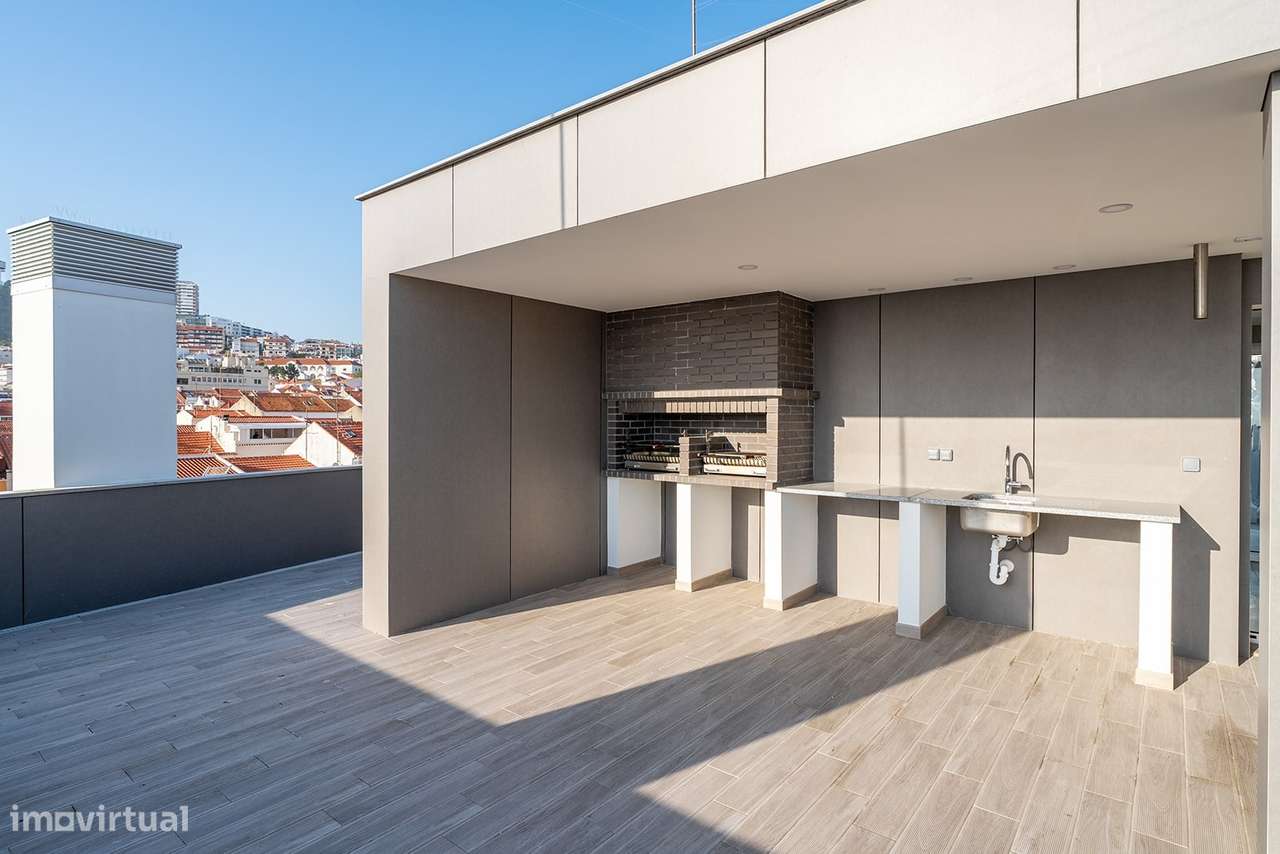 Apartamento T3 de luxo, NOVO, praia, vista mar, piscina!-24