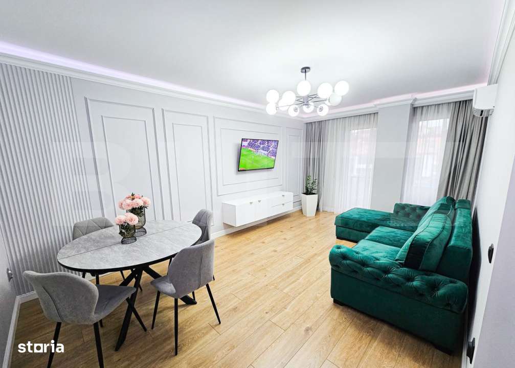 Apartament de lux, 2 camere, 55 mp, parcare - Imagine principală: 1/8
