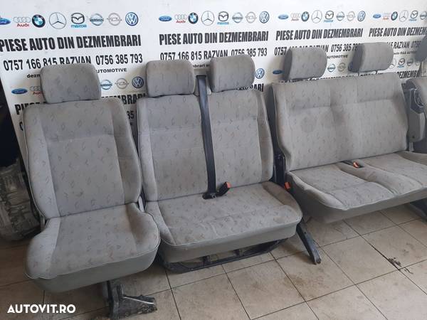 Scaune Bancheta Interior Complet VW Transporter T4 Caravelle 9+1 - 4