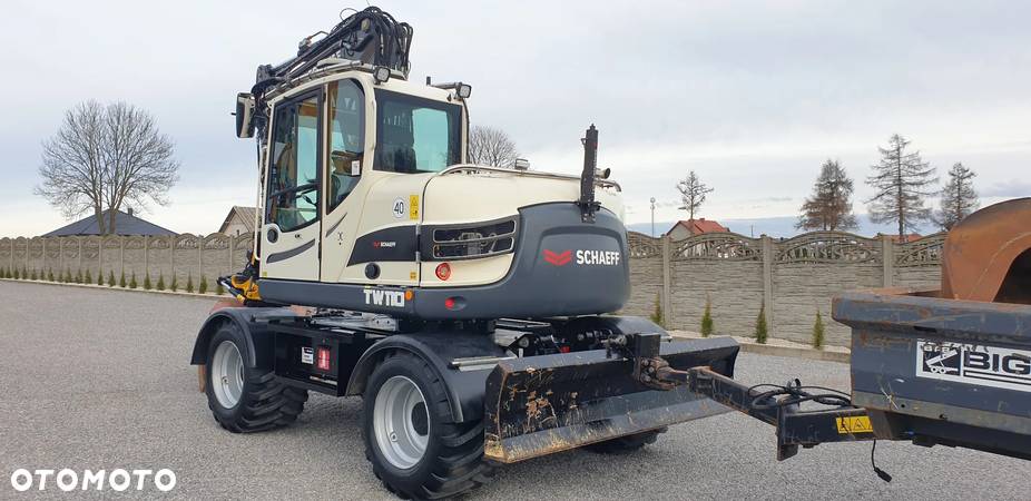 Schaeff TW110 (TEREX ) 3 łyżki NIWELACJA 2D  przyczepa ROTOTILT szczypce STAN IDEALNY!! tuz - 8