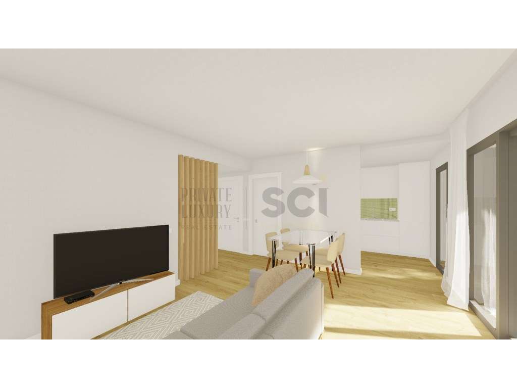 Apartamento T1 com logradouro 42m2, na Quinta do Conde - Grande imagem: 5/9