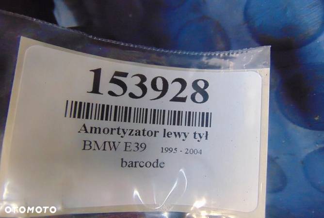 BMW E39 SEDAN AMORTYZATOR LEWY TYL 1093646 - 4