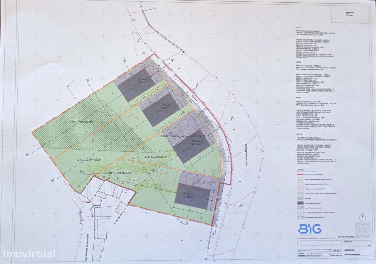 Terreno para 4 Moradias Independentes em Pedroso - Grande imagem: 3/26