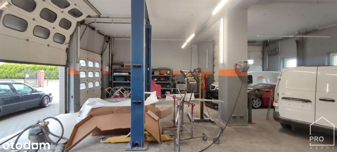 Warsztat, lakiernia + budynek mieszkalny-6