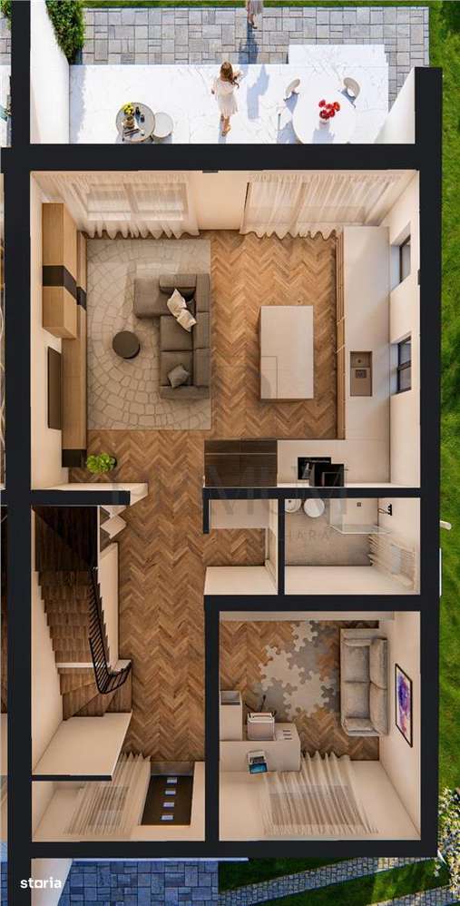 Plopi - Duplex deosebit - toate utilitatile - teren generos - Imagine principală: 5/10